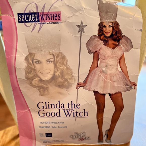 Secret Wishes Dresses New Adult Women Size L Wizard Of Oz Glinda